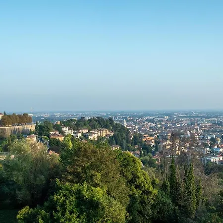 Splendida Vista Su Citta Alta Lejlighed *